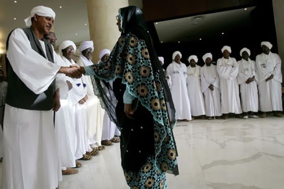 صور زواج ابنة موسى هلال زعيم المحاميدا في دارفور و رئيس تشاد إدريس ديبي Image